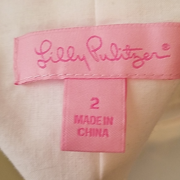 Lilly Pulitzer Strapless Size 2 Dress - Picture 4 of 6